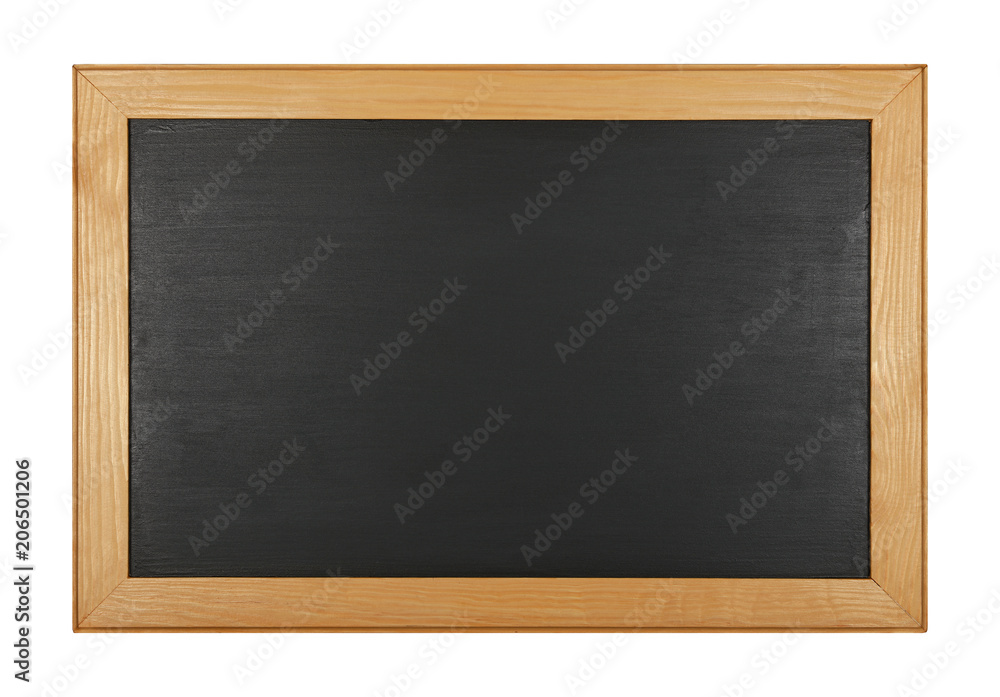 Black school chalkboard isolated on white Black school chalkboard isolated on white