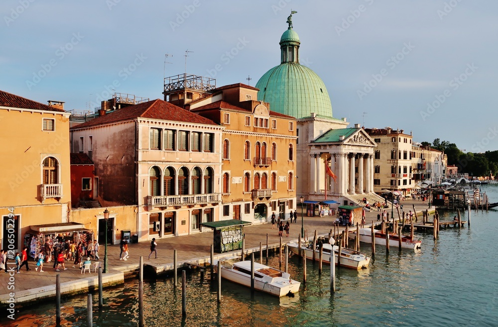 Venedig, Canal Grande mit Kirche San Simeone