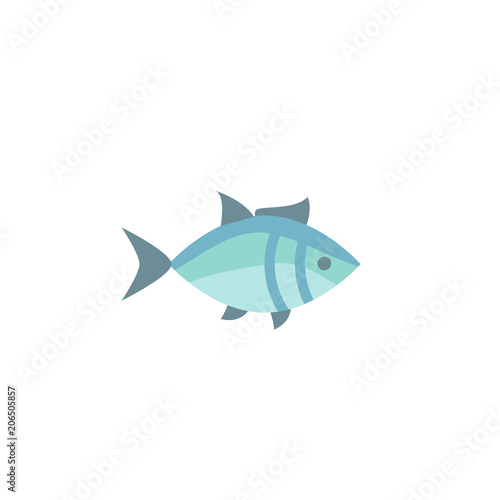Cartoon sea fish vector