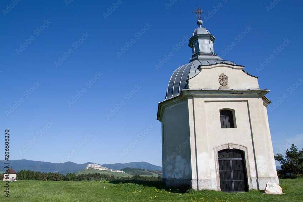 chapel by Spis castle, Slovakia