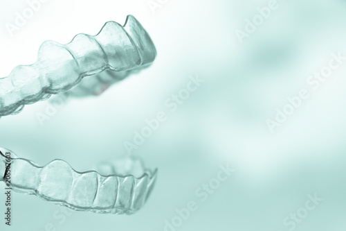 Transparent dental correction orthodontics