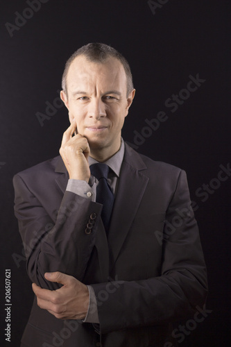 Portrait smart business man