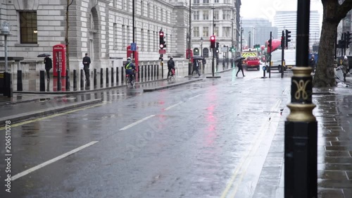 London and rain near Big Ben