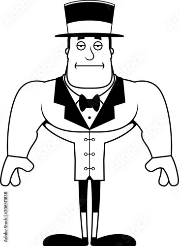 Cartoon Bored Ringmaster