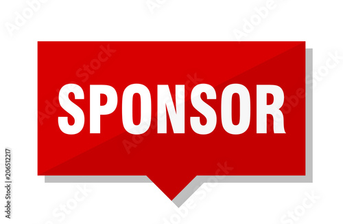 sponsor red tag