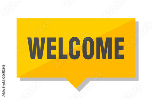 welcome price tag