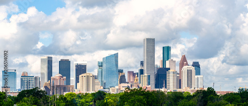 Houston, tx skyline cityscape © alexgombash