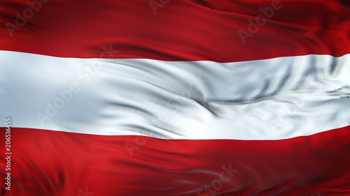 AUSTRIA Realistic Waving Flag Background