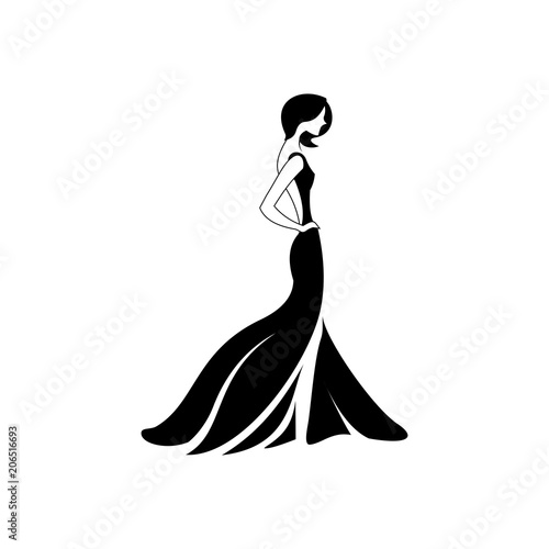 fashion girl vector template 4