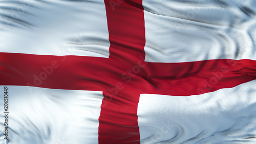 ENGLAND Realistic Waving Flag Background