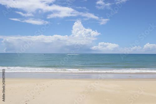 Sand  sea and sky