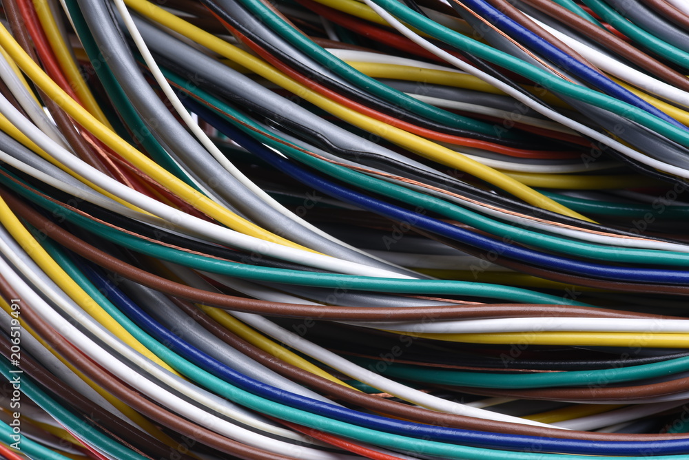 Colored electrical cable Colored electrical cable