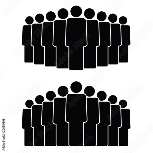 pople icon set illustration