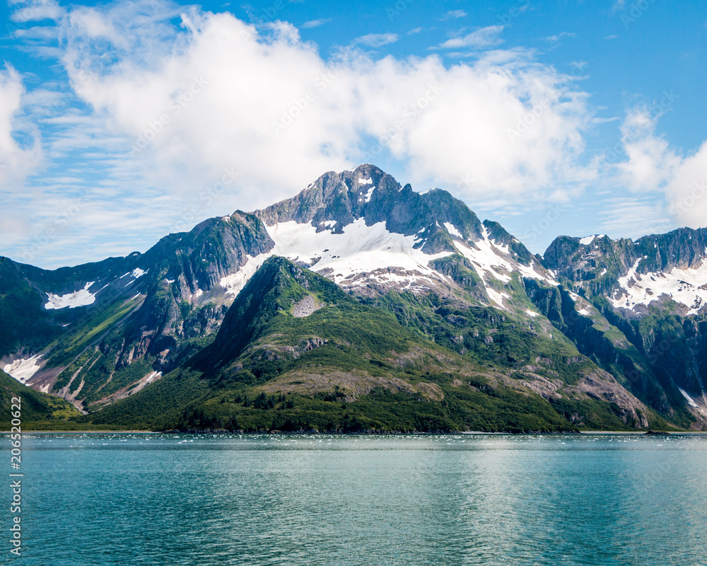 Snow Mountain Kenai Alaska Peninsula