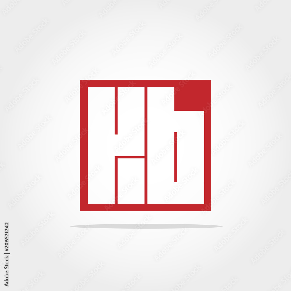 Initial Letter KB Logo Design Initial Letter KB Logo Design