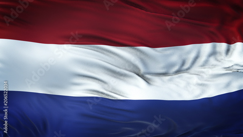 NETHERLANDS Realistic Waving Flag Background