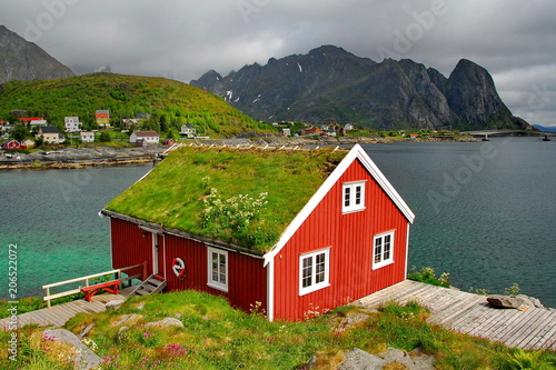 Norway. Fisherman's cabin "Rorbu" in the Lofoten Islands © Oleksandr Umanskyi