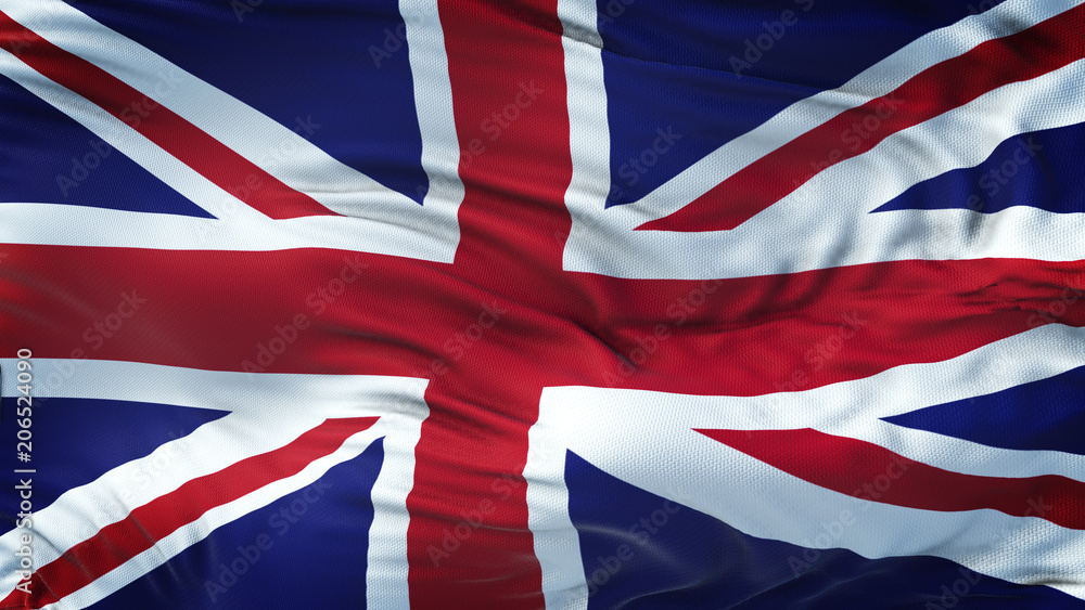 UNITED KINGDOM Realistic Waving Flag Background UNITED KINGDOM Realistic Waving Flag Background