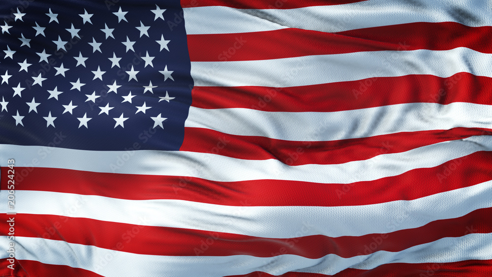 USA Realistic Waving Flag Background USA Realistic Waving Flag Background
