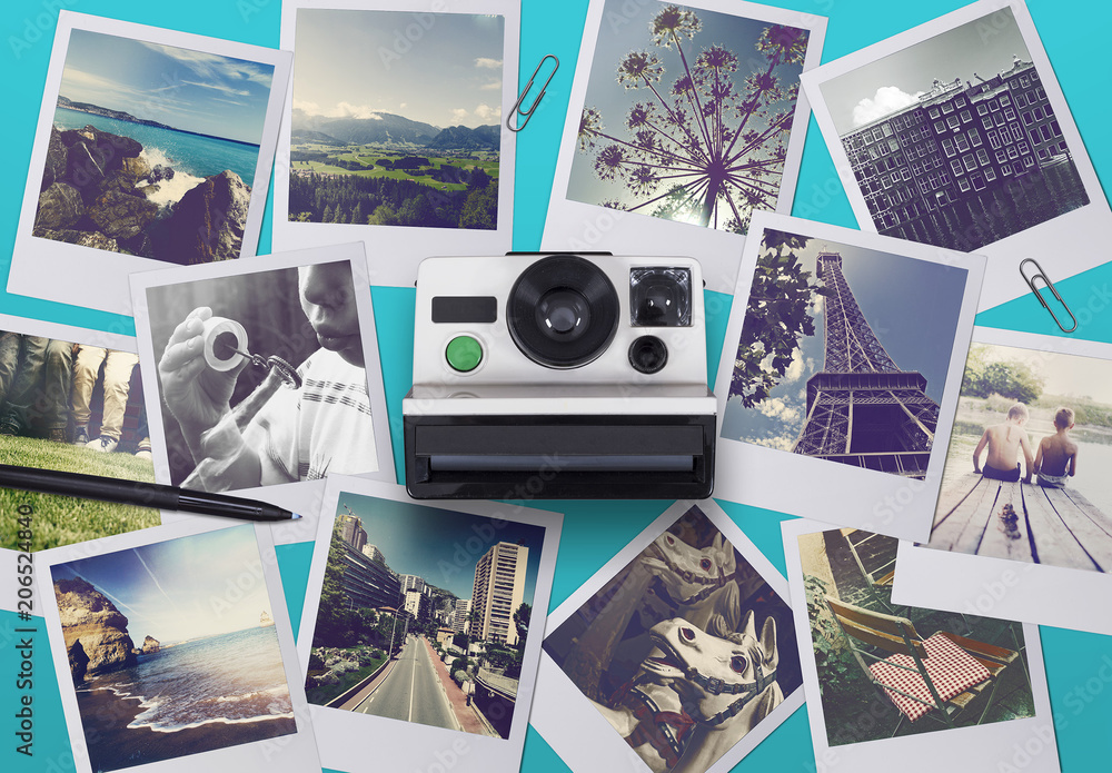 Stockmallen Polaroid-Style Scene Creator | Adobe Stock