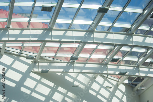 Structure of the glass roof