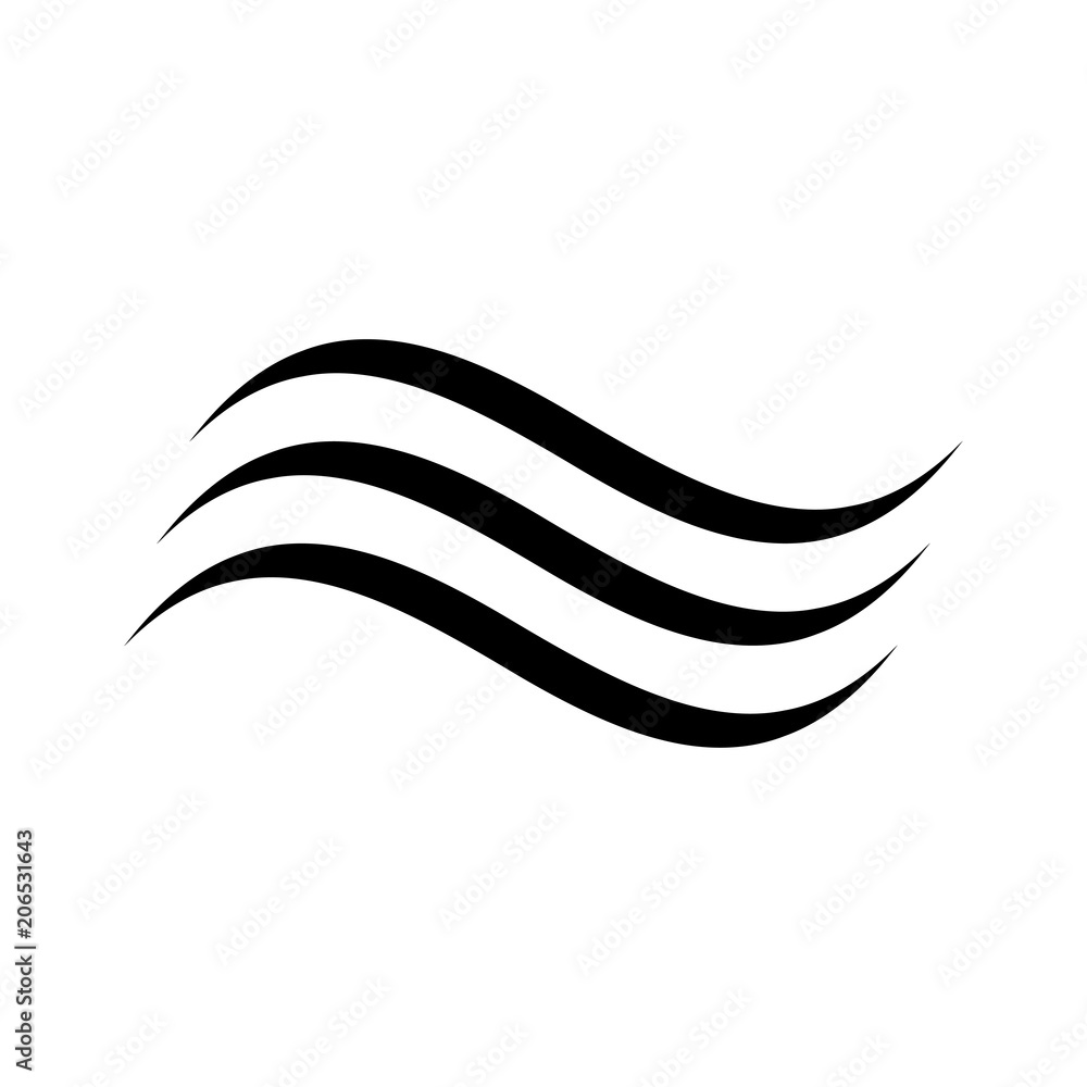 Wave vector icon Wave vector icon