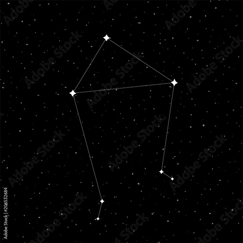 Libra constellation symbol