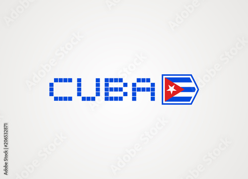 Flat Cuba icon