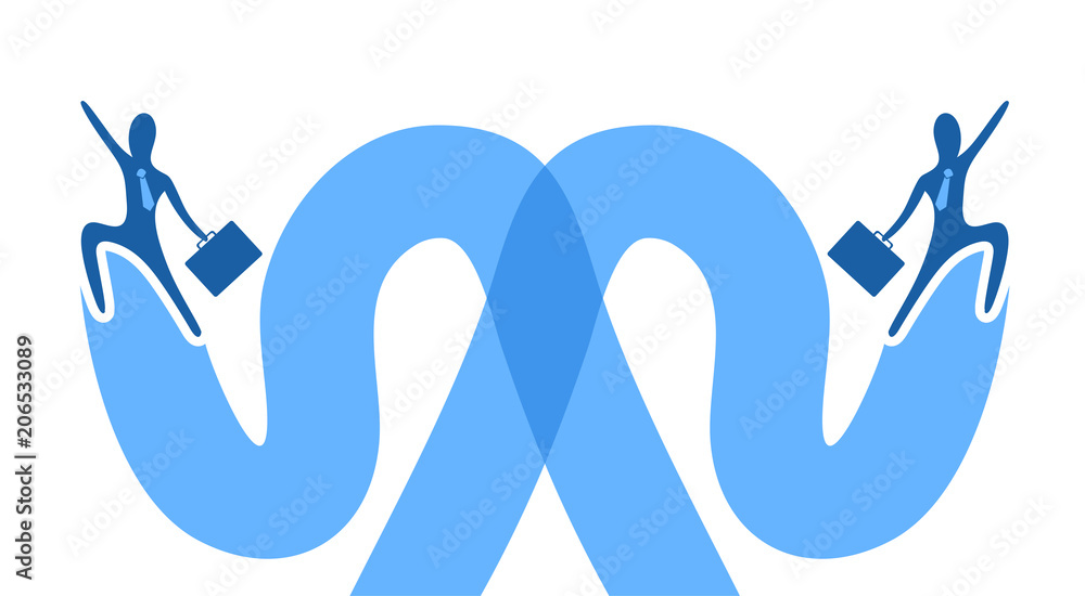 Obraz premium Creative business illustration