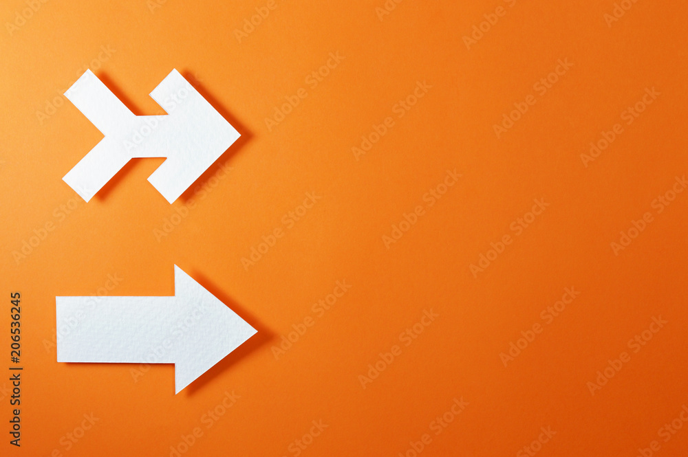 arrows template with orange background arrows template with orange background