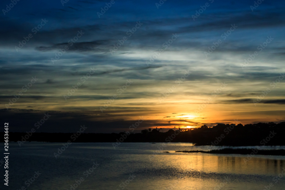 Sunset at Apodi Lagoon