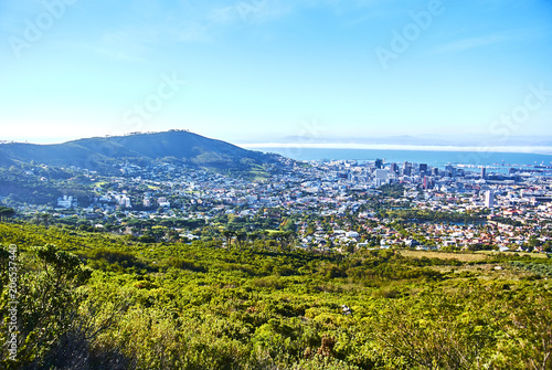 Table mountain view Cape-Town South Africa