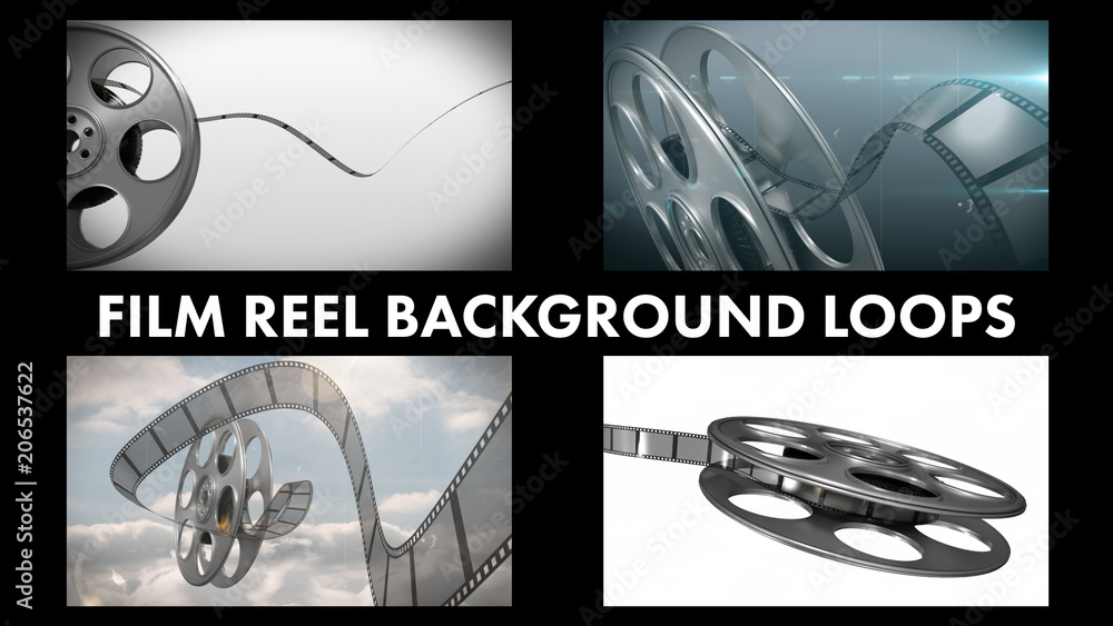 Film Reel Backgrounds Stock Template