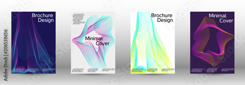A set of modern abstract covers.