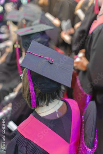 Young woman graduates