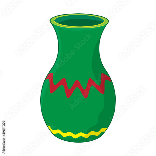 vase isolated illustration on white background