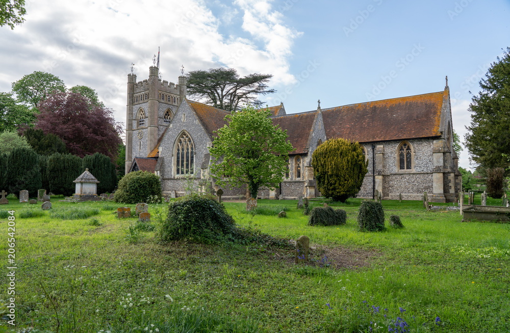St Mary the Virgin church in village of Hambleden St Mary the Virgin church in village of Hambleden
