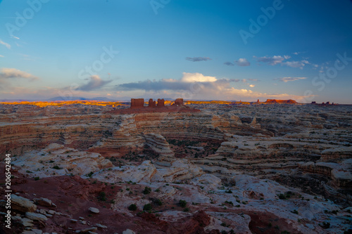I captured this sunset image at the remote Maze Overlook in the Canyonlands National park in Utah.