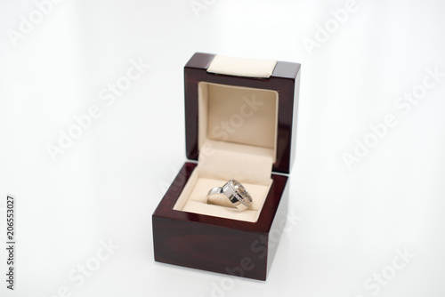 Wedding rings in a box © Alex