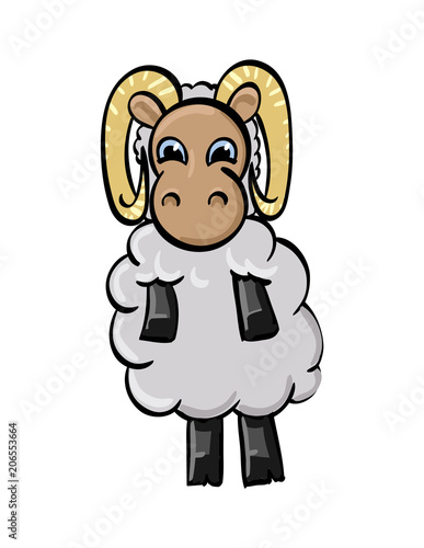 Cartoon Ram