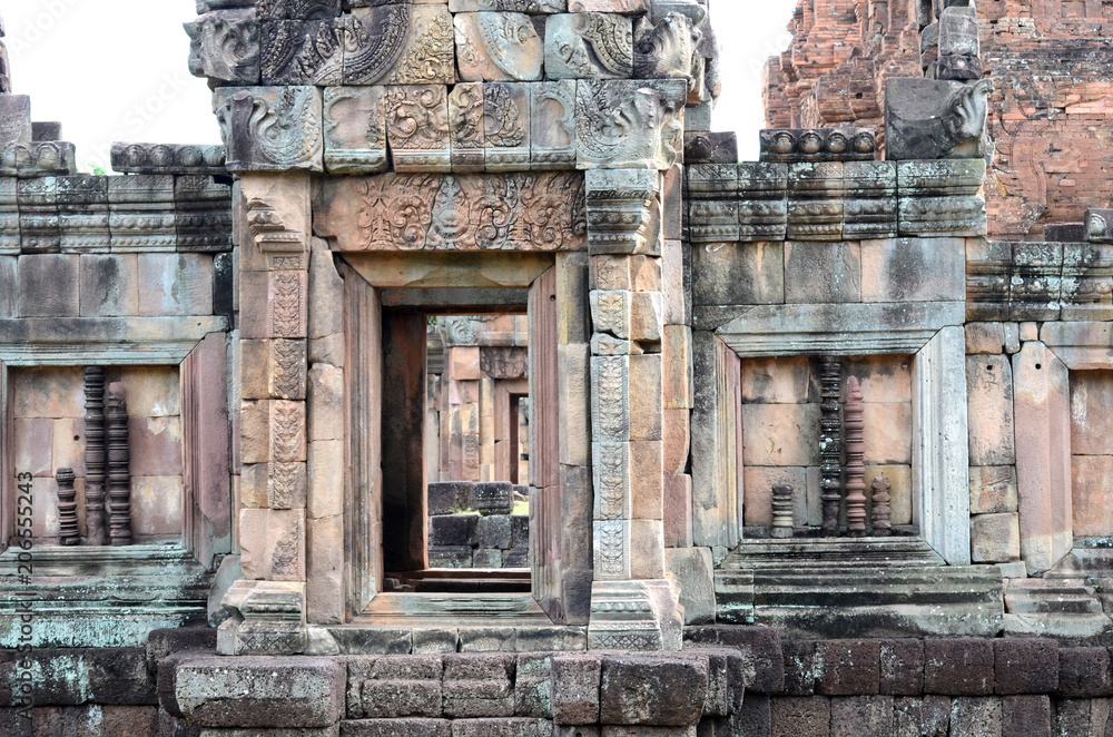 Religious Park Age of creation thousands of years.Buriram Province - Thailand.