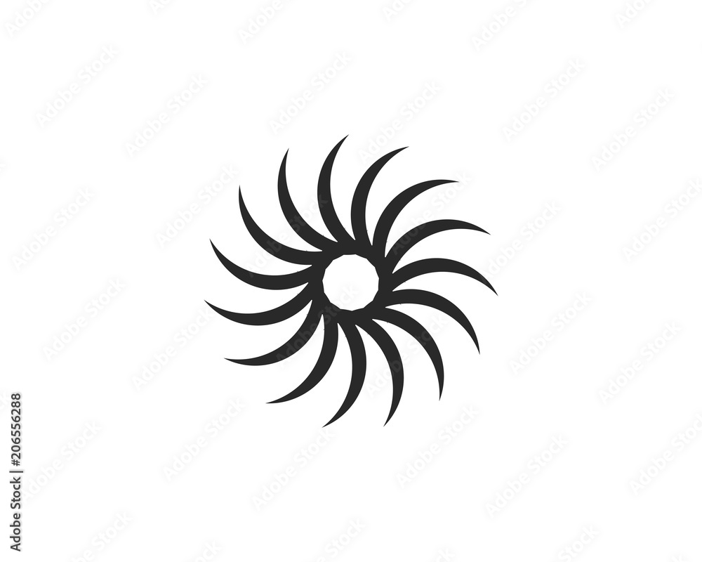 Business logo, vortex, wave and spiral icon Business logo, vortex, wave and spiral icon