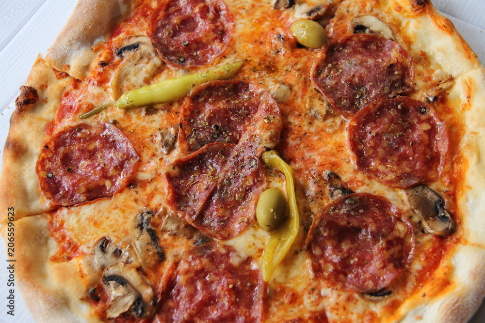 Salamipizza Salamipizza