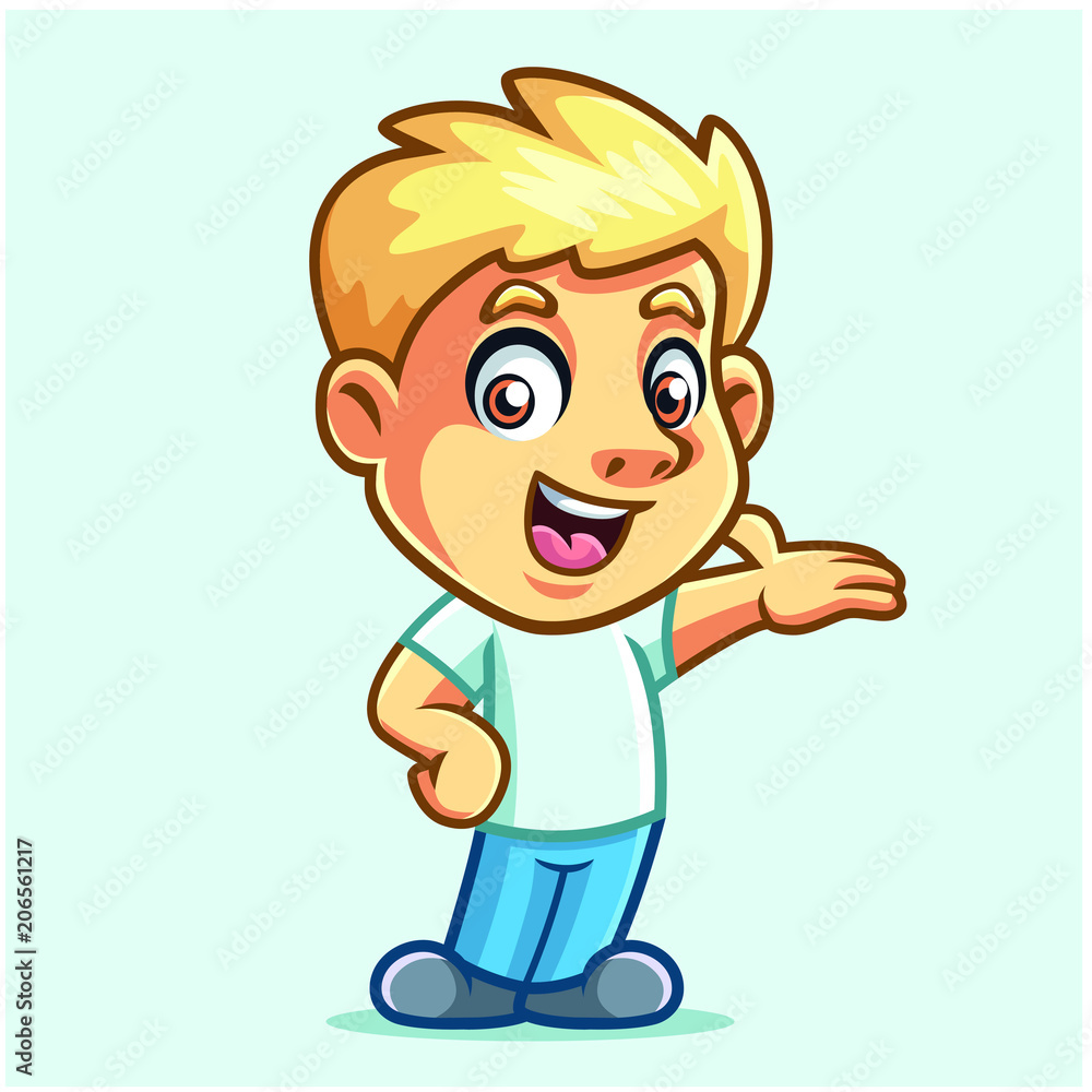 Boy Activities Mascot Design Vector Boy Activities Mascot Design Vector
