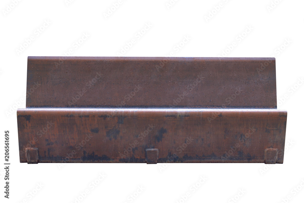 metal bench isolated on white background metal bench isolated on white background