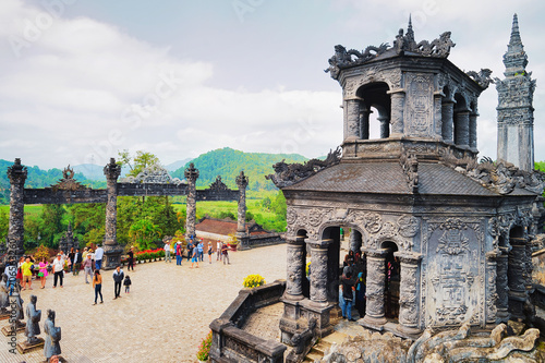 Khai Dinh Tomb at Hue Vietnam