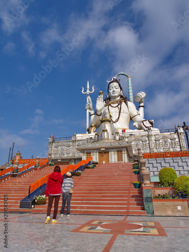 Ramayana Hindu God statue in Namchi City, Sikkim State in India, 15th April, 2013 photo