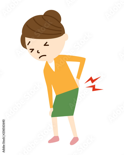 女性　腰痛