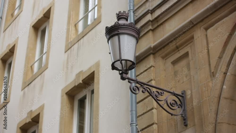 Street light in Europe - close up (Luxembourg) Street light in Europe - close up (Luxembourg)