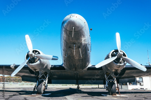 Old American transport plane Douglas DC-3